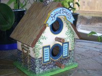 This house is an English cottage that sells Sweet Tweets.
